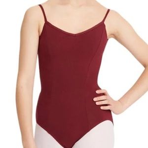 Capezio Maroon Tank Leotard